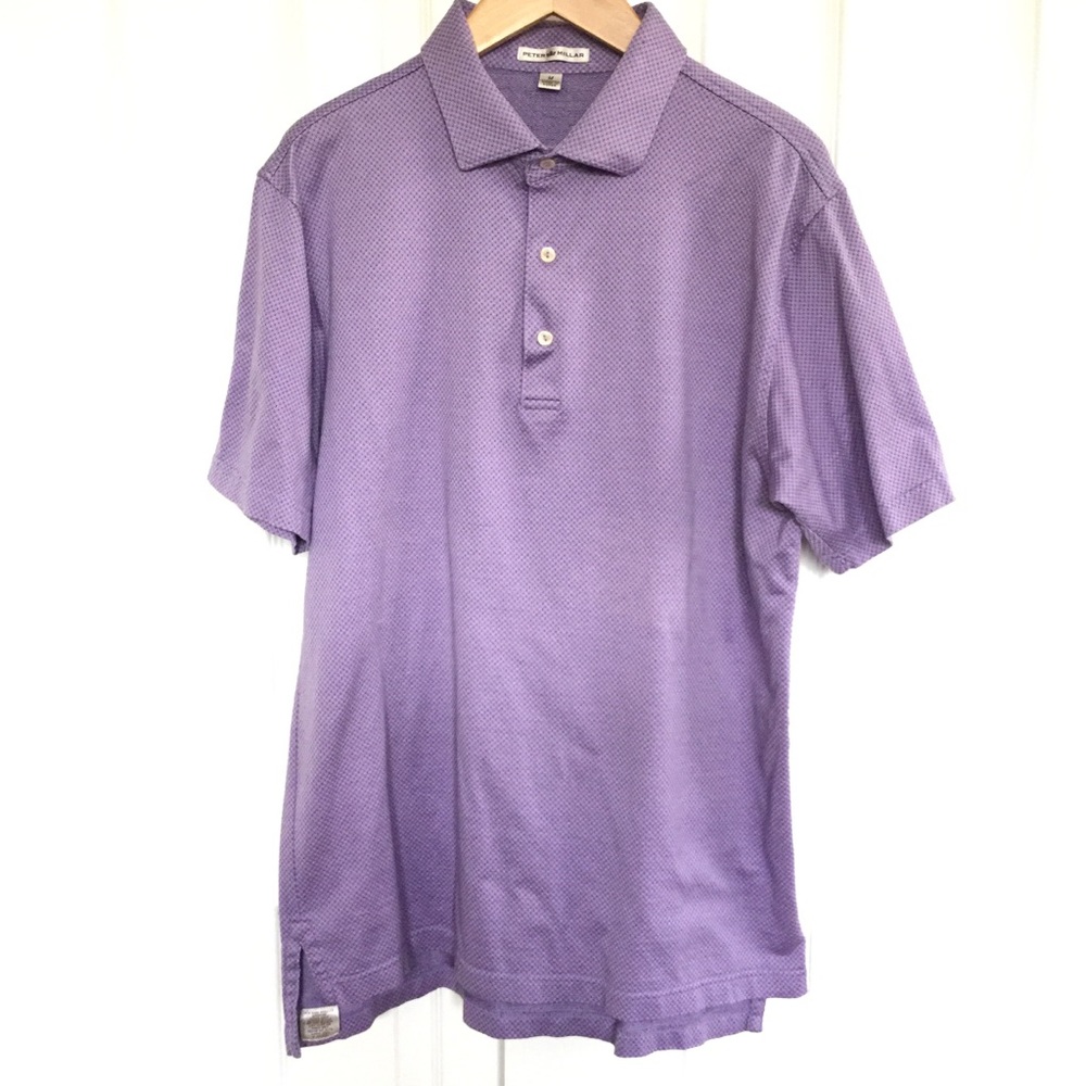 Peter Millar Golf Polo Purple sz Medium